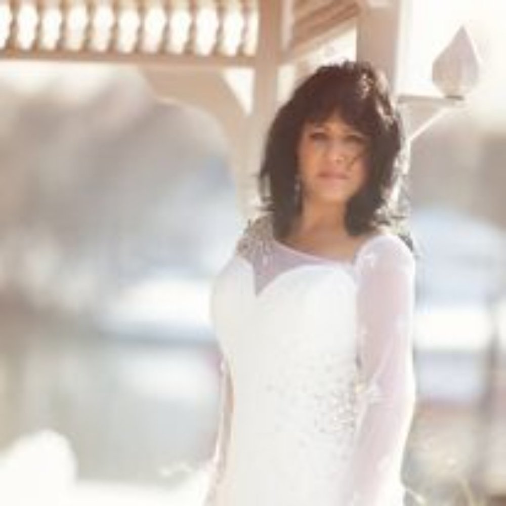 Panoply - Style # 14594 White sequin gown